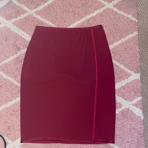 Ann Taylor red skirt